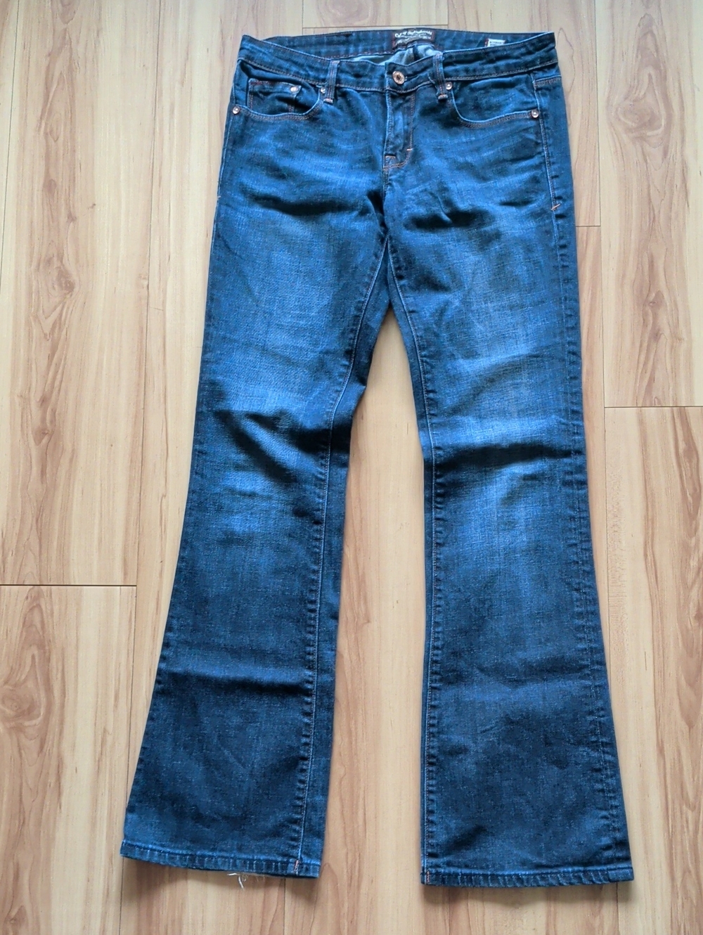 Women's Dark Blue Flared Jeans